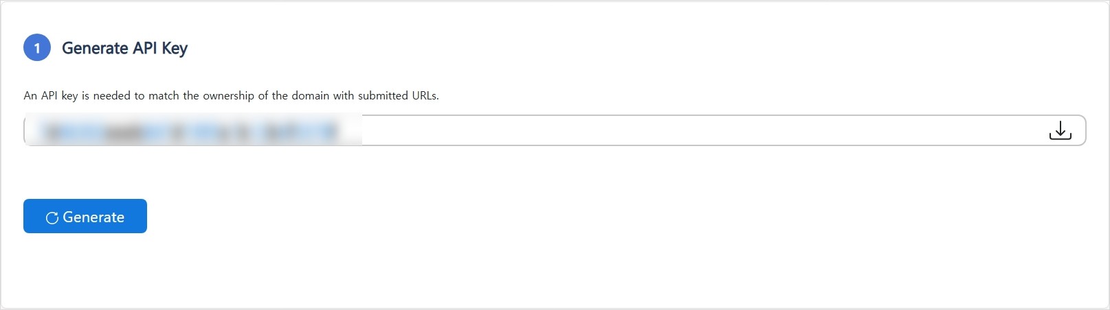 indexnow_generate_api_key발급